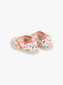 Ecru slip-on with cherry print FABALETTE / 23N10PF41D16001
