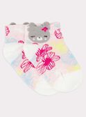 Clear pink Low socks RATILA / 19E4BFP1SOB321