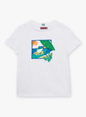 Ecru short sleeve t-shirt FLEFROGAGE / 23E3PGS3TMC001