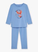 Blue pajama set with Phoenix Prince of the Wind motif KUIMAGE 2 / 24E5PG72PYT216