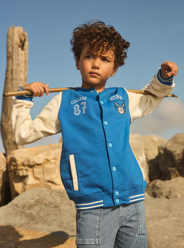 Blue KIDS CARDIGAN METEDAGE / 25E3PG81GILC209