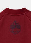Burgundy KIDS CARDIGAN LARILAGE / 24H3PGR1GIL501