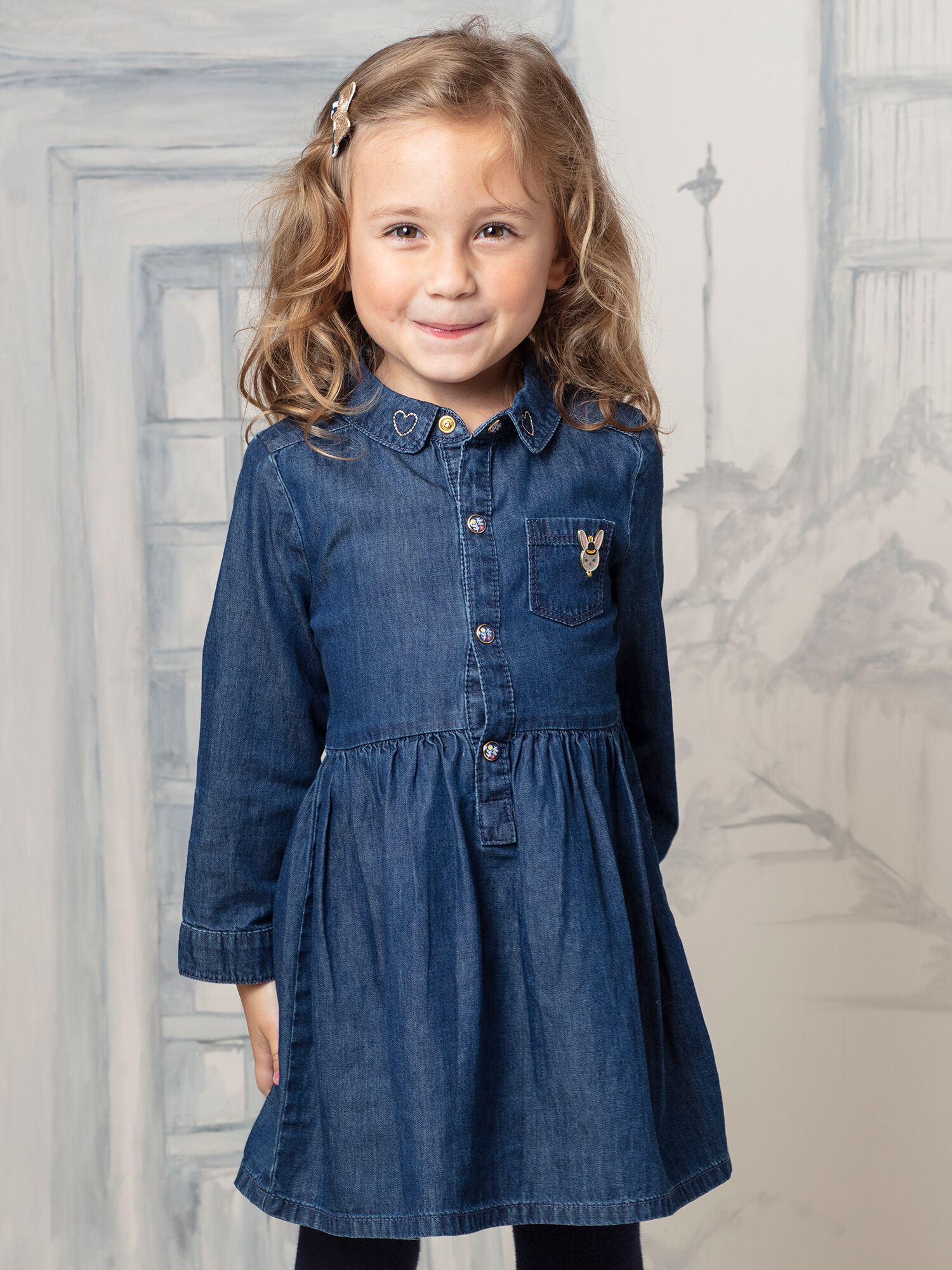 Robe jeans fille best sale
