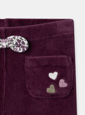 Purple LEGGINGS (bottom) LAJOSY / 24H1BFM1LG711