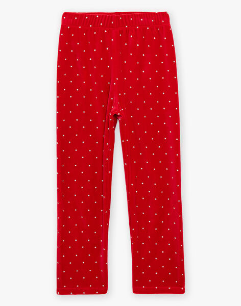 Christmas red velvet pajamas DOUNOETTE / 22H5PF72PYJ050