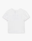 Ecru short sleeve t-shirt FLETYPETTE / 23E2PFS2TMC001