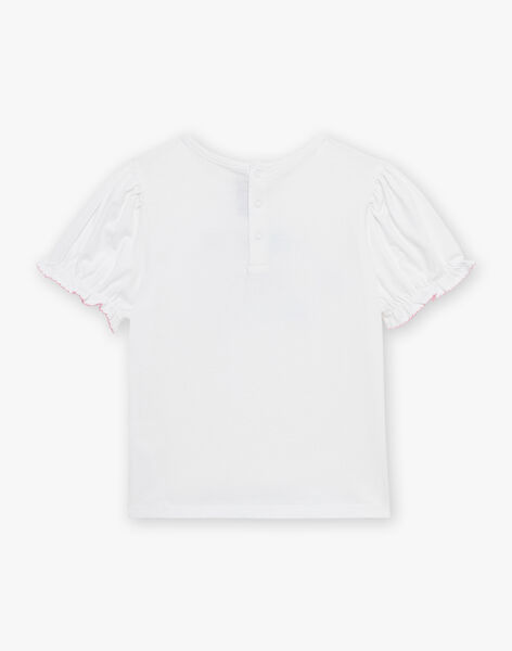 Ecru short sleeve t-shirt FLETYPETTE / 23E2PFS2TMC001
