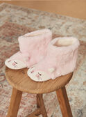 Pink 3D rabbit slippers GRURENETTE / 23F10PF82PTD301