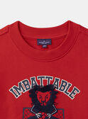 Red SWEAT SHIRT NEREDAGE / 25H3PGK1SWEF508