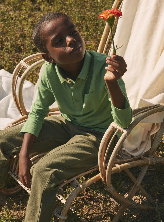 Light Kaki COMFORT PANTS KACONFAGE / 24E3PG31CFP626