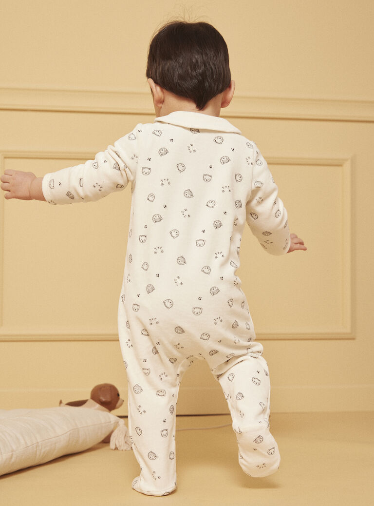 Off white BABYGROW LEANDREA / 24H5BG31GRE001