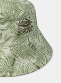 Light green HAT MLEBOBAGE / 25E4PGO1CHAG600