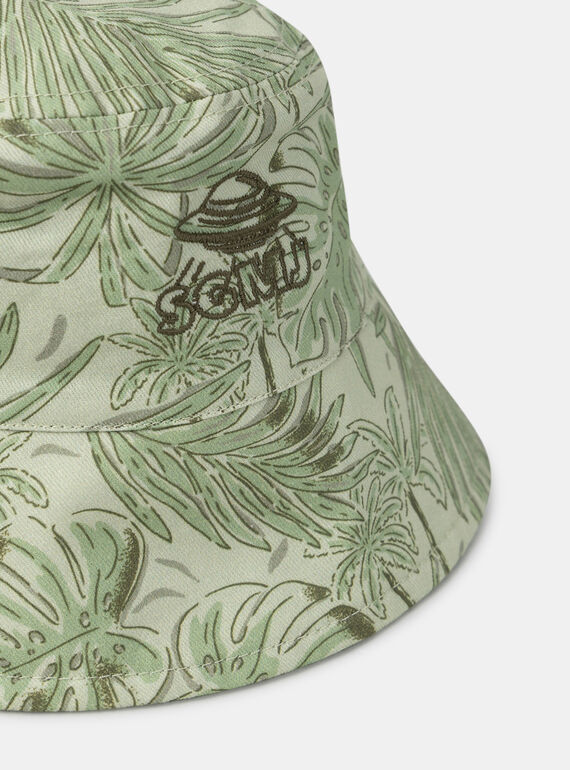 Light green HAT MLEBOBAGE / 25E4PGO1CHAG600