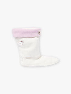 Socks for rain boots child girl two-tone BIBOLETTE / 21F10PF32D0C001