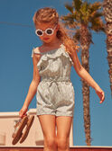 Ivory Ruffled Floral Romper KLIKETTE / 24E2PFR1CBC005