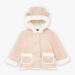 Baby Girl's Beige Faux Fur Coat