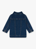 Baby girl's denim jacket with knotted details CIMELISSA / 22E1BFG1VESP269