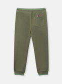 Comfortable khaki pants KACONFAGE / 24E3PG31CFP626