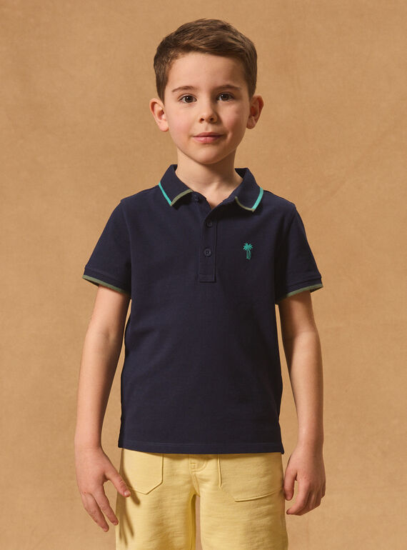Navy POLO SHIRT MMIBASAGE / 25E3PGT4POL070