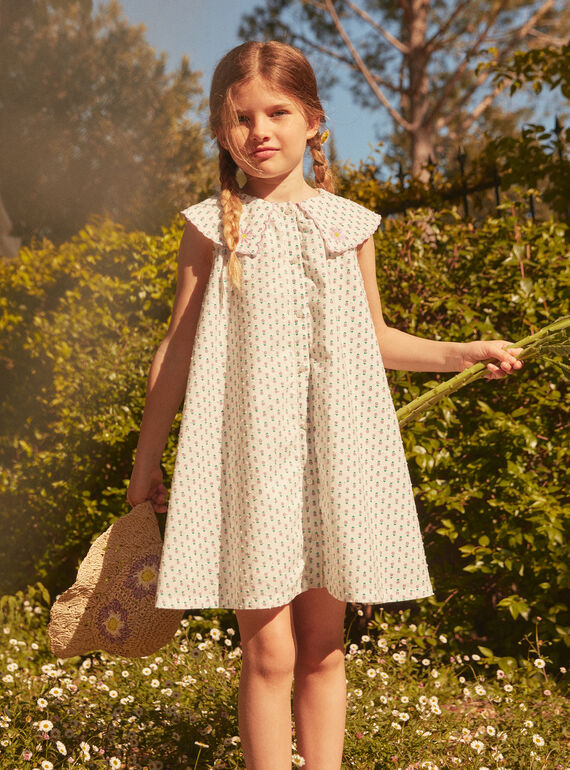 Off white DRESS LAROBETTE / 24H2PFI2ROB001