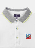 Tricolour striped polo shirt KLAPOLAGE / 24E3PGN1POL000
