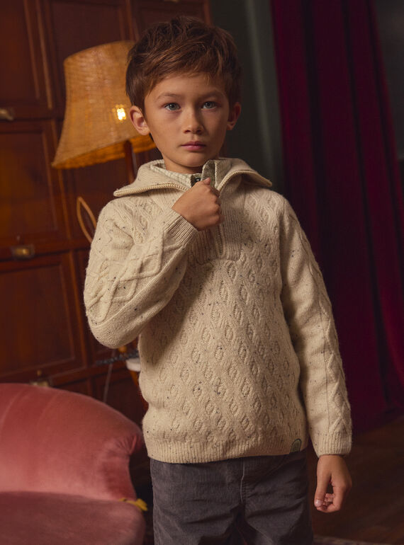 Light beige PULLOVER LADNITAGE / 24H3PGQ2PUL811