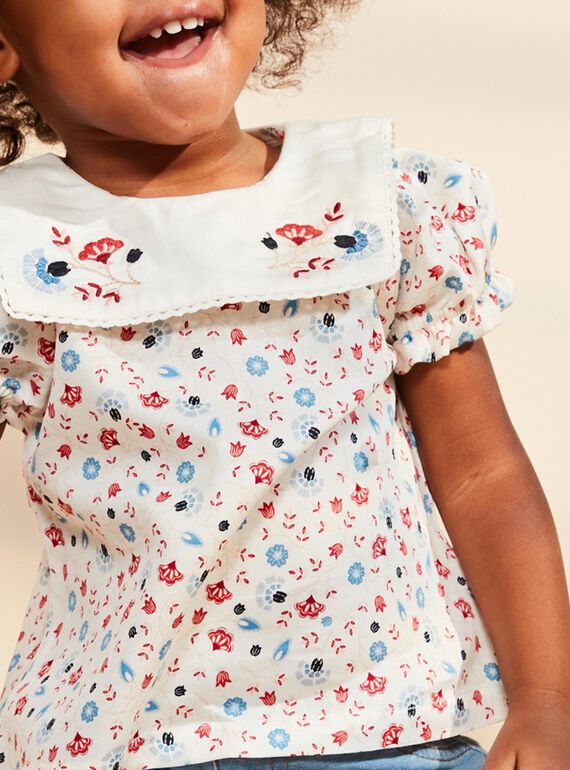 Blouse with floral print FALALOU / 23E1BFC1CHE001