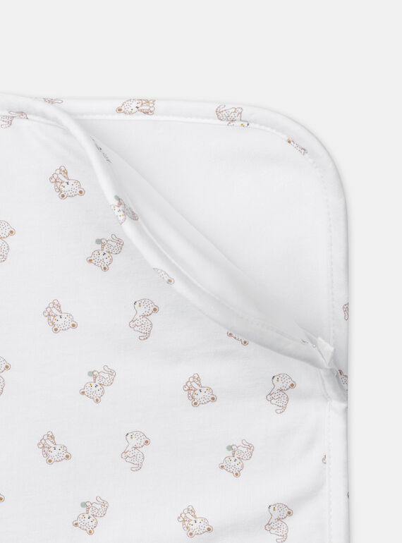 White BLANKET MONGIN / 25E0AM14D4P000