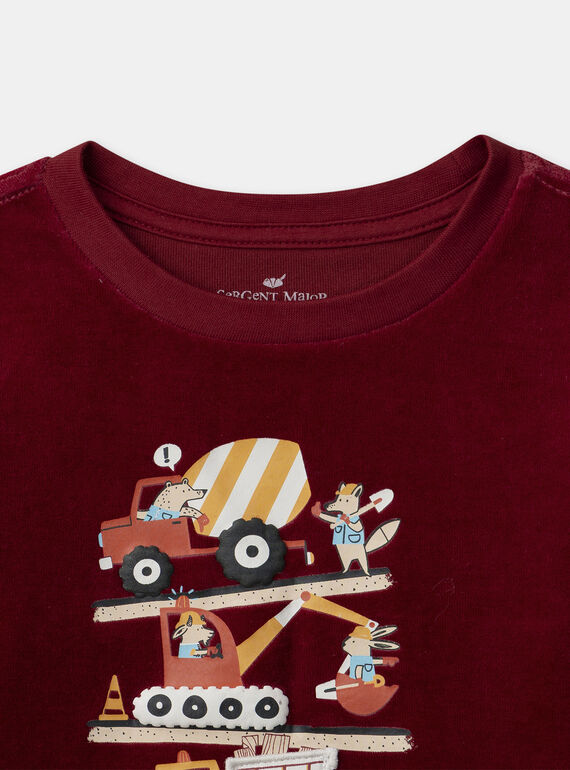 Dark burgundy PYJAMA NECAMIAGE / 25H5PGD4PYJ503