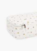 Ecru birth suitcase in fancy tubing GOBRIEN / 23H0AMB1TRN001
