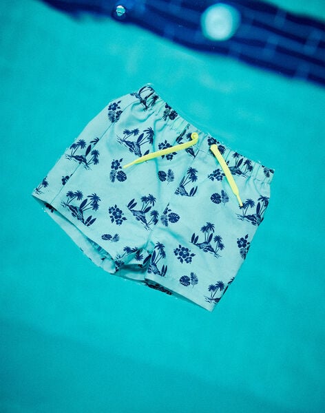 Baby boy turquoise swimsuit CILAYME / 22E4BGO4MAI202