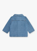 Baby boy blue denim jacket CAOSCAR / 22E1BGJ1GILP272