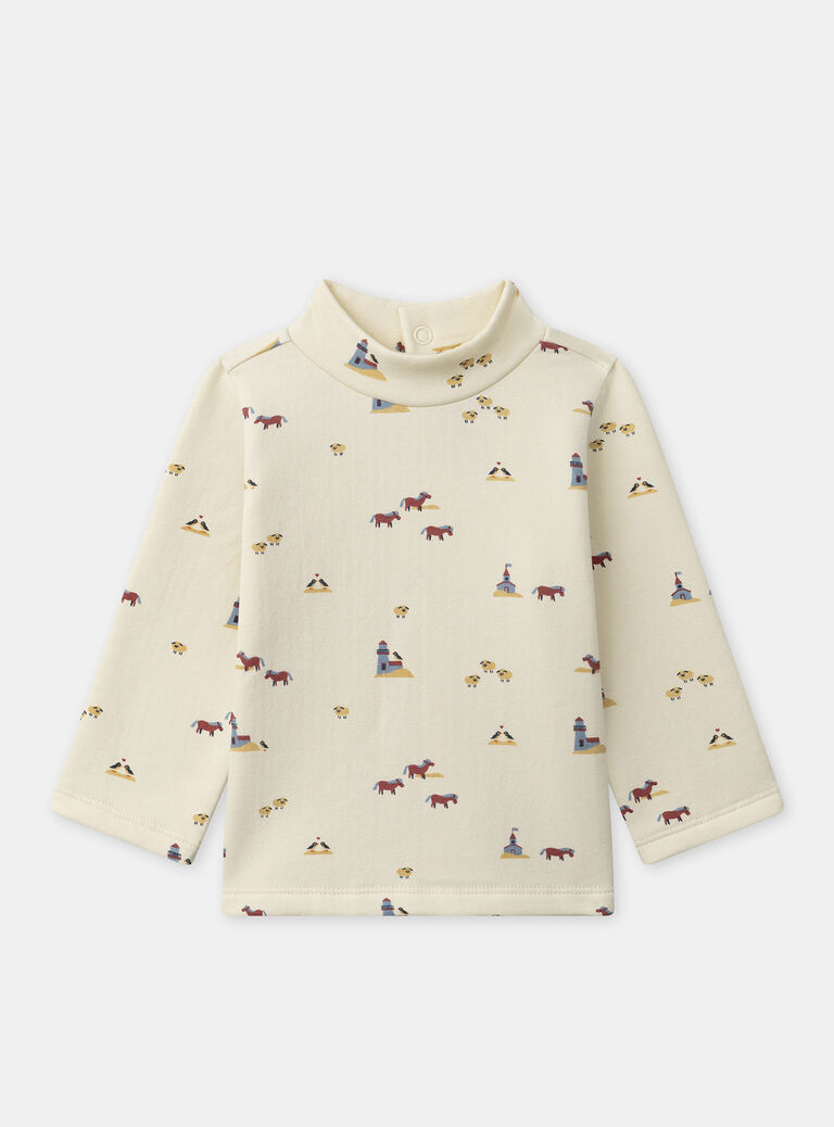 Navy TEE SHIRT LS NASAM / 25H1BGX1TML714