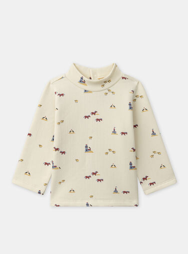 Navy TEE SHIRT LS NASAM / 25H1BGX1TML714