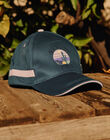 Blue and lilac cap with desert pattern FLACAPAGE / 23E4PGO1CHA714
