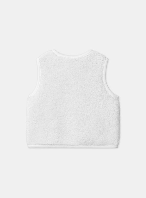 Off white CARDIGAN WHITHOUT SLEEVES LAOLO / 24H1BGQ1CSM001