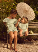 Light green SHORT JUMP SUIT MRECOMETTE / 25E2PFL1CBC602