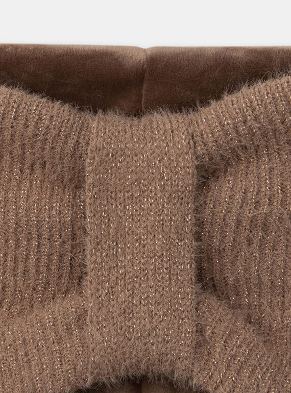 Light brown SNOOD LISABETTE / 24H4PF72SNO804