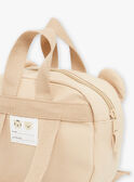 Beige backpack with 3D ears animation FAGERALD / 23E4BGD1BES801