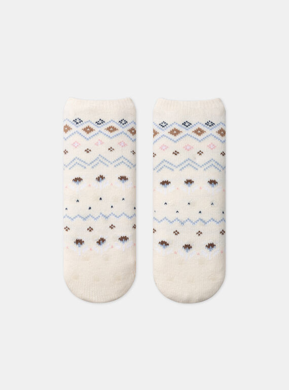 Off white ANTI-SKID SOCKS LARUETTE / 24H4PFS1SOAA002