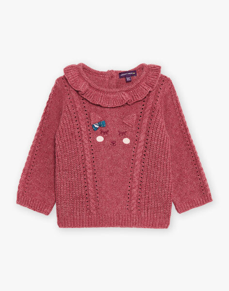 Old pink knit sweater DAMATHILDE / 22H1BFU1PUL712
