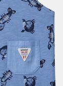 Blue SHORT DUNGAREES MAVADIN / 25E1BGQ2SACC213