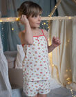 Pajama set with red flower print tank top and shorts CHOUDETTE / 22E5PF52PYJ001