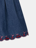 Dark denim MINI SHORT SKIRT MLUJUETTE / 25E2PFQ1JPSK005