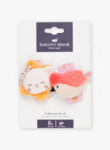 2 pink rattles with 3D animation SMAFA0060HOCHBB / 23J78251HOC099