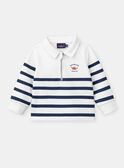 Striped Zippered Sweatshirt KACHARLES / 24E1BG41SWE001