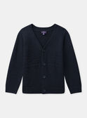 Blue KIDS CARDIGAN NREJACAGE / 25H3PGY1GILC243