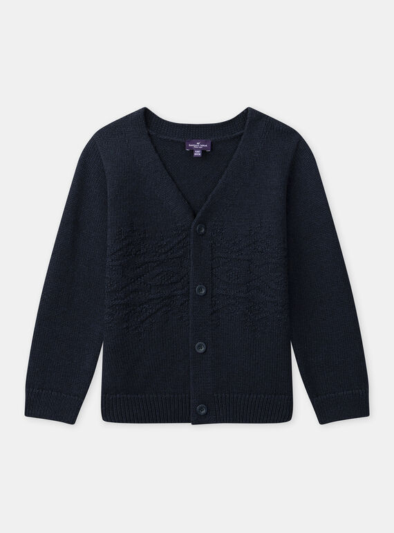 Blue KIDS CARDIGAN NREJACAGE / 25H3PGY1GILC243