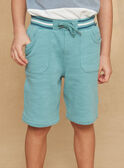 Turquoise fleece bermuda shorts KRIMONAGE 2 / 24E3PGQ1BER202