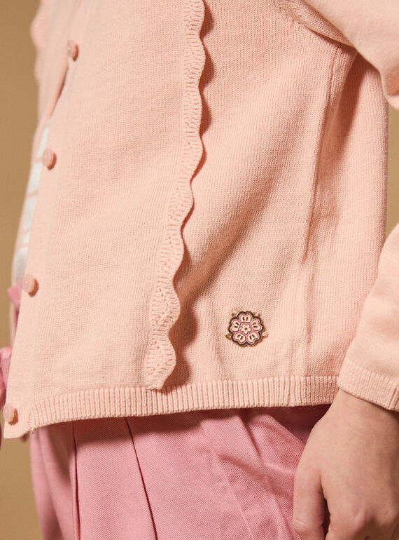 Peach CARDIGAN MIXCAETTE 2 / 25E2PF52CAR311